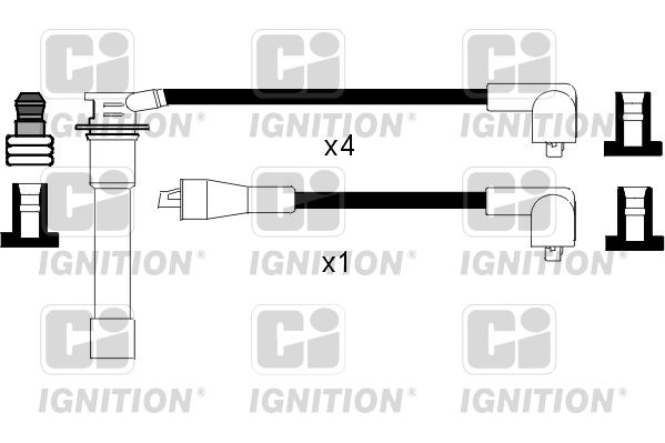 QUINTON HAZELL Комплект проводов зажигания XC890